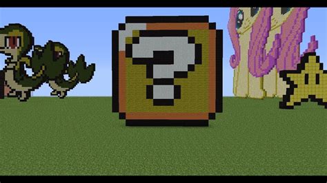 Minecraft Pixel Art Tutorial 22 Block Youtube