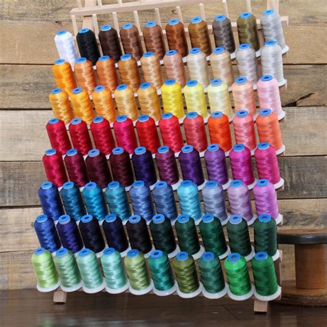 Machine Embroidery Thread Set 80 Colors Polyester 1000 Meters