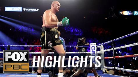 Tyson Fury Defeats Deontay Wilder For Wbc Heavyweight Championship