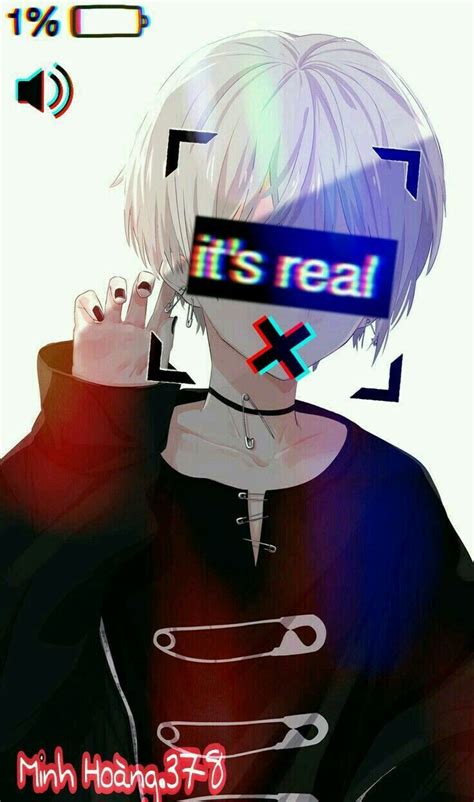 Newest For Glitch Effect Boy Sad Anime Aesthetic Wallpaper Rings Art