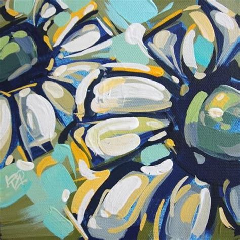 Daily Paintworks Flower Abstraction Original Fine Art For