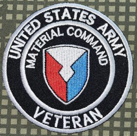 Us Army Material Command Veteran Patch Decal Patch Co