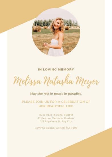 Sep 29, 2020 · when writing a funeral announcement for facebook, you have to consider all your facebook friends, and possibly their friends will be able to see this message. Customize 60+ Death Announcement templates online - Canva