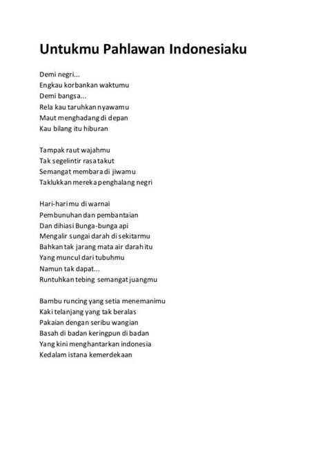 Kumpulan Puisi Kemerdekaan Dalam Bahasa Jawa Cocok Untuk Lomba My Xxx Hot Girl