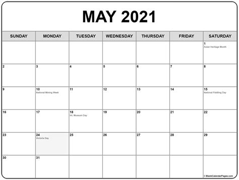 The excel and word monthly calendars are the perfect editable and downloadable calendar formats. Collection of May 2021 calendars with holidays