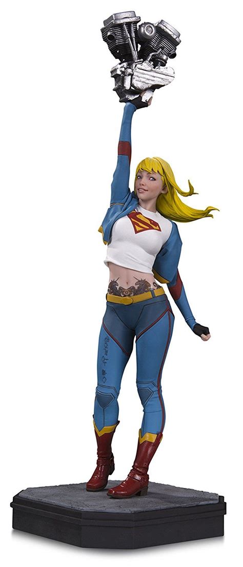 Dc Collectibles Gotham City Garage Supergirl Resin Statue