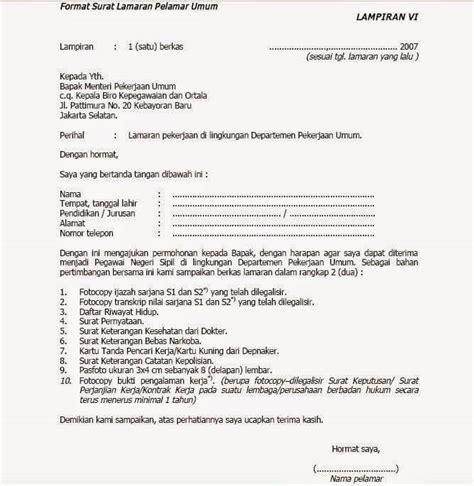 Surat lamaran pekerjaan ini terbilang sangat umum dan mudah dimodifikasi. Contoh Surat Lamaran Pekerjaan Yang Baik dan Benar - Ilmu ...