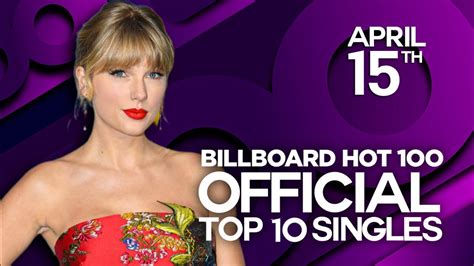 Early Release Billboard Hot 100 Top 10 Singles April 15 2023 Youtube