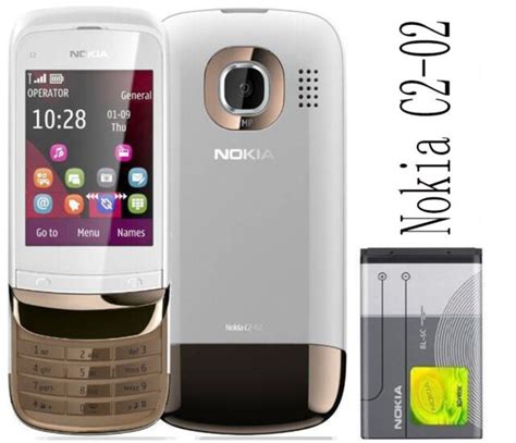 Nokia C2 02 Touch And Type C202 Original 2g Gsm 26 2mp Bluetooth