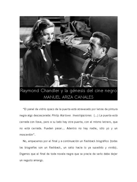 Chandler Y El Cine Negro Pdf Pdf