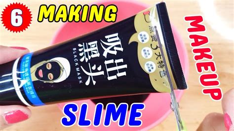 Will It Slime Making Slime With Makeup Easy Most Satisfying Slime