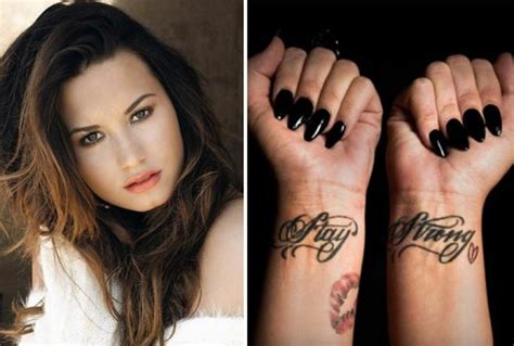 demi lovato s 15 tattoos and their meaning ritely