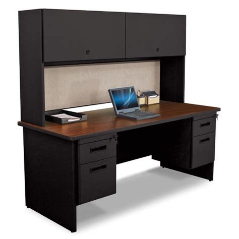 Marvel Office Furniture Pronto Flipper Door Cabinet Computer Desk With