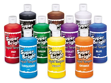 Superbright Liquid Tempera Paint Pint At Lakeshore Learning
