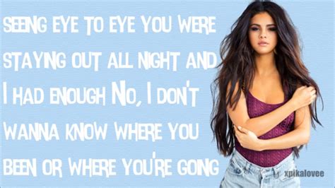 Kygo Selena Gomez It Aint Me Lyrics Video Youtube