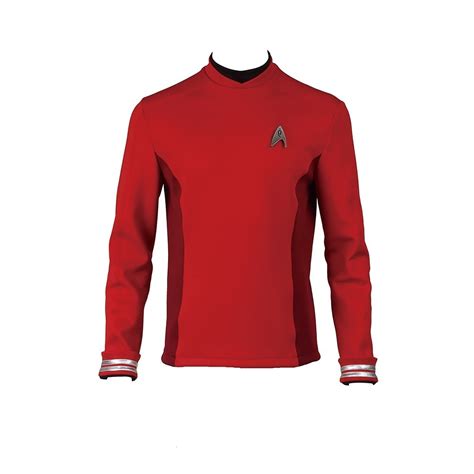 Scotty Costume Red Uniform For Star Trek Beyond Cosplay