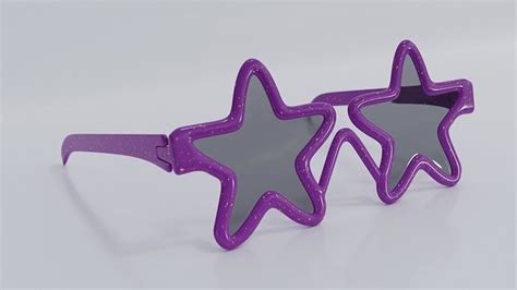 Star Shaped Glasses 3d Model Cgtrader