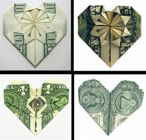 Hearts Money Origami Heart Origami