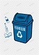 手绘卡通小清新垃圾分类可回收垃圾元素素材下载-正版素材401557832-摄图网