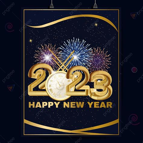 Happy New Year Template Design 2023 Template Download On Pngtree