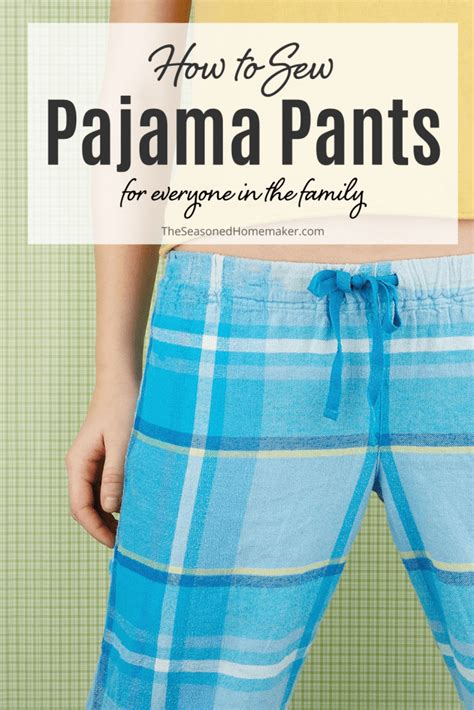 How To Sew Pajama Pants ~ Easy Tutorial For Beginners Li Linguas