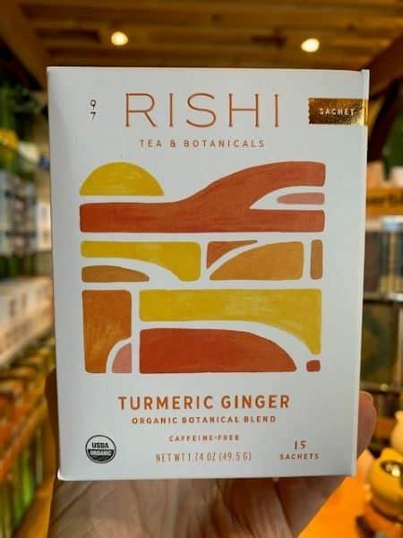 Rishi Turmeric Ginger Herbal Tea Bags Cupper S Coffee Tea
