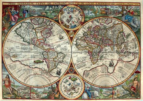 Ancient World Maps World Map 16th Century