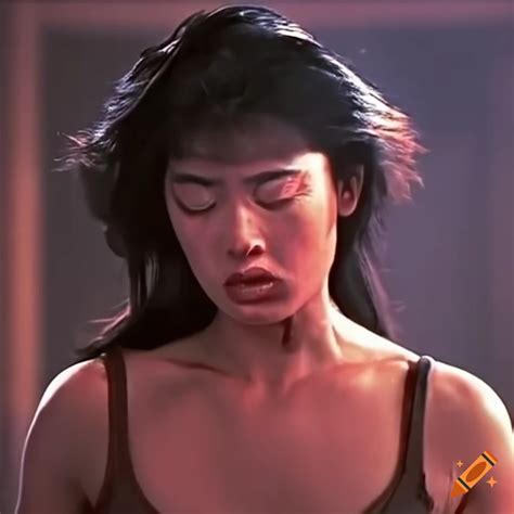 Asian Martial Arts Fighter In S Movie With Dizzy Expression On Craiyon