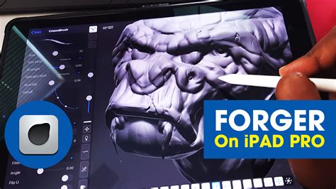 Sculpting Using Forger With An Ipad Pro And Apple Pencil ~ Concept Ape