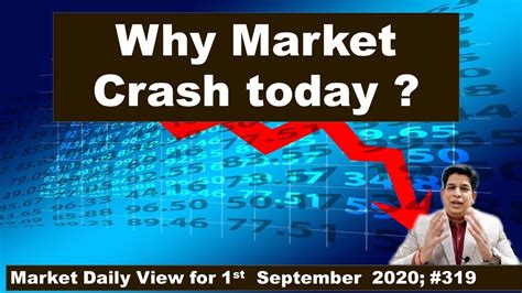Your need for this money may occur with or without a market crash. Why Market Crash today?; Market Daily View for 1st ...