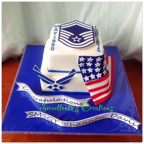 Air Force Retirement Cake By Jay Of Sweettooths Creations