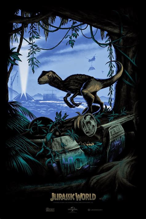 Jurassic World Poster By Mark Englert To Be Distributed At Comic Con