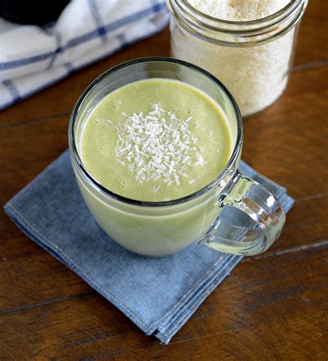 Green Tea Coconut Smoothies — Plate And Pencil