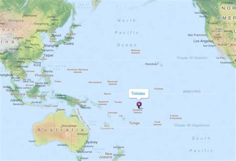 Tokelau Map