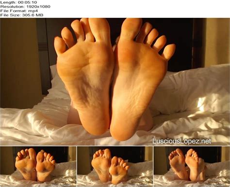 Luscious Lopez Luscious Lopez Bare Feet In Sunlight Female