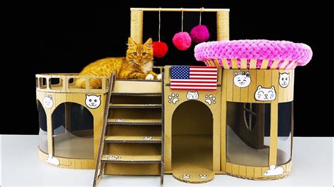 Are you blessed with lots of creativity? How to Make Amazing Kitten Cat House from Cardboard at ...