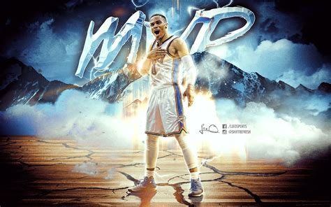 Russell Westbrook 2017 Nba Mvp 1920×1200 Wallpaper Basketball