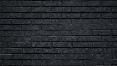 Download Wallpaper 3840x2160 Brick Wall Texture Black