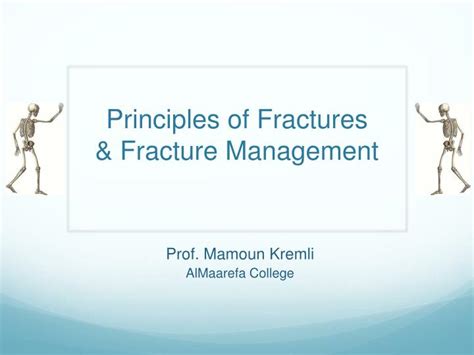 Ppt Principles Of Fractures And Fracture Management Powerpoint