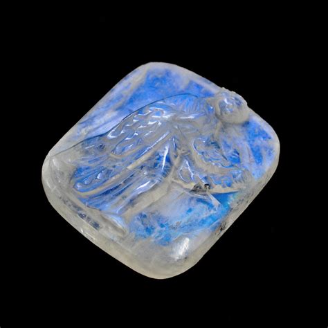 Blue Moonstone 2222 Mm 2833 Carats Natural Crystal Aphrodite Gem Car