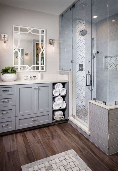 Mixed gray bathroom wall bathroom tiles may have pockets of other colors. Wonderful Elegant Grey Bathroom Ideas - Homesthetics ...