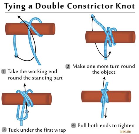 How To Tie A Double Constrictor Knot An Illustrated Guide And Tips