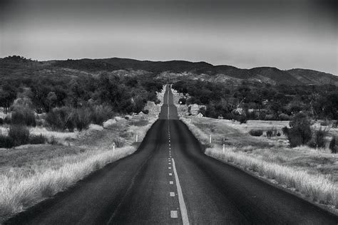 The Road Ahead Black And White Photograph By Douglas Barnard