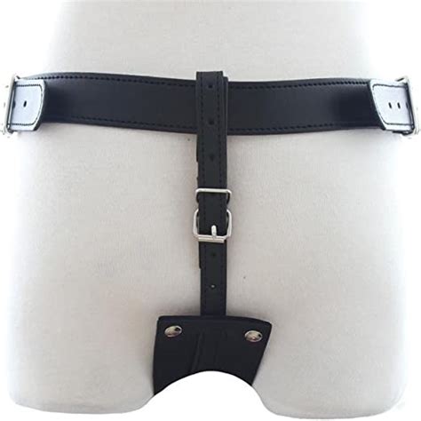 Sm Leather Bondage Harness Anal Plug Harnesses Harnesses Male Chastity