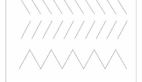 tracing slanted lines worksheets