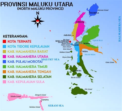 Gambar Daftar Kabupaten Kota Provinsi Maluku Utara Tentang Gambar Peta Letak Di Rebanas Rebanas