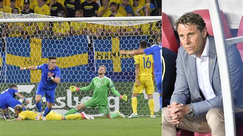 Sverige måtte afgive point for første gang i turneringen indtil videre. Sverige-Slovakien: Nattsvart för Sverige - utslagna ur U21-EM