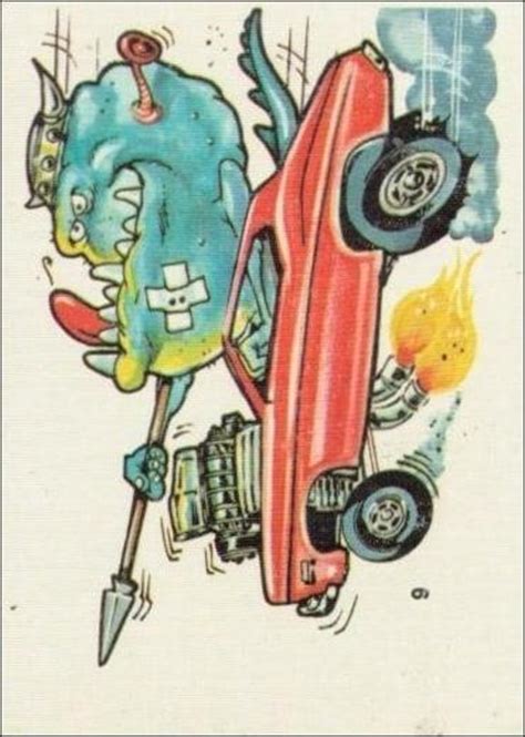 Fantastic Odd Rods Series 2 9 A Jan 1973 Trading Card By Donruss