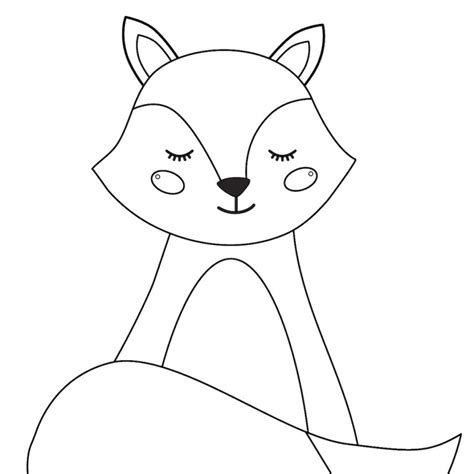 Coloriage Renard Tous Les Dessins De Tête à Modeler