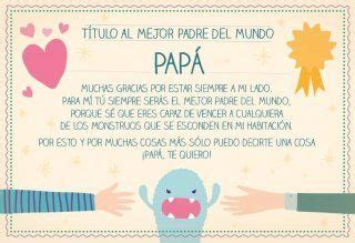 Carta de amor para papá, el mejor regalo para el día del padre. Carta a papa: Feliz Dia del Padre | Diario de una madre ...